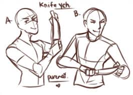 He is well educated and has a knack for learning languages. Knife Holding Poses Open By Purenai Art Reference Poses Drawing Reference Hand Drawing Reference