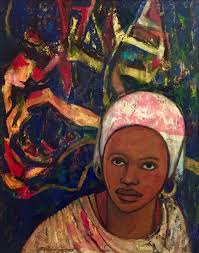 Samella Lewis, Island Woman, 2003