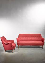 Elegant carl malmsten three seats sofa 'gustavus' € 1150 'farmor' armchair by carl malmsten for o.h. Carl Malmsten Model Samsas Sofa And Chair