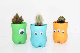 I originally shared how to make newspaper plant pots on youtube and was surprised by how newspaper plant pots made with the origami style are a little more involved but come out. How To Make Plastic Bottle Planters One Little Project