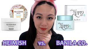 You can click here for the list of ingredients of banila co. Heimish All Clean Balm Vs Banila Co Clean It Zero Purity Comparisons And Review Youtube