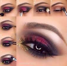 Black And Silver Eye Makeup Red Black Black Eye Makeup Smokey Eye Makeup Tutorial Eye Makeup
