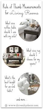 Decorating Your Living Room Must Have Tips Driven By Decor What Size Coffee Table Home Living Room Driven By Decor