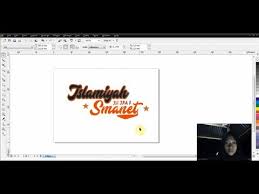 Buka aplikasi coreldraw x4 2. Cara Membuat Tulisan Dengan Coreldraw X4 Youtube