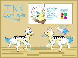 Eraser!error belongs to me and i've post something about him a long time ago. Ink Wolf Reference Sheet By Rustheart Fur Affinity Dot Net