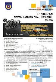 Dimana artinya siapapun boleh melihat dan mengedit source code, sesuai dengan keperluan. Program Sistem Latihan Dual Nasional Sldn Perhatian Ambilan Jun 2020 Kini Dibuka Kepada Belia Seluruh Negara Yang Ingin Mendapatkan Sijil Kemahiran Malaysia Skm Dalam Bidang Automotif Sambil Bekerja Dan Seterusnya Diserap Tetap
