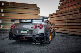 Gray Nissan Gt R Customized In A Very Unique Way Nissan Gt Nissan Gt R Gtr