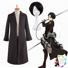 And only some of them stand out when it comes to their unique outfits. Shingeki No Kyojin Attack On Titan Levi Cosplay Long Trench Coat Uniform Jacket Top Winter Halloween Cosplay Costume Black Wig Anime Costumes Aliexpress