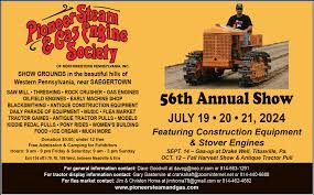 Pioneer Steam & Gas Engine Society of Northwestern Pennsylvania Fall  Harvest Show