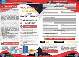 From electronics to processed food, made in malaysia products are found in more than 200 countries worldwide. Bahagian Keselamatan Dan Kualiti Makanan Kementerian Kesihatan Malaysia Food Product Labelling And Advertisement International Food Safety Training Centre Ifstc Malaysia A Training Centre Under Food Safety Quality Division Ministry Of