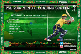 Pakistan super league (psl) 2016 patch is modification to ea cricket 07.this patch is made byfirzoq anjum raza khan.lots of features are available in this patch which are listed below : Hbl Psl 2016 Menu Loading Screen
