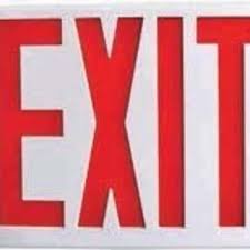 Image result for exit sign mall