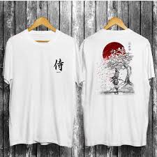 Kumpulan gambar desain busana muslim.belajar desain: Toko Bajularis Kaos Samurai Jepang Putih Premium Quallty Lazada Indonesia