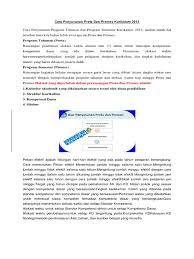 Sebagai pedoman dalam membuat kaldik. Cara Penyusunan Prota Dan Promes Kurikulum 2013