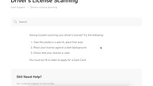 You'll be asked to verify your identity with a license or state id, by scanning the. Cash App Won T Scan Back Of Id What To Do Youtube