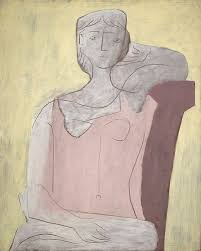 Pablo Picasso Woman In A Pink Dress 1917 Picasso Art Pablo Picasso Paintings Art