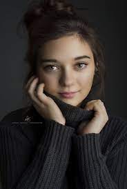 Girl Senior Session Studio Photography Strobe Headshot Turtleneck Fashion Studio Photography Fashion Studio Portrait Photography Headshot Photography