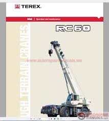 Terex Rough Terrain Crane Rc60 Workshop Manual Auto Repair