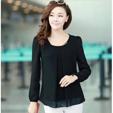 Salah satu model baju brokat yang banyak dipilih dan disukai wanita adalah dress. Blus Atasan Wanita Model Korea Variasi Kalung Merah Blouse Lengan Panjang Wanita Bahan Sifon Terbaru Shopee Indonesia
