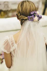 I am wearing a veil for the ceremony and would like to wear it for. Wedding Hair With Flowers Jewels Fresh Flowers In The Wedding Veil Youfashion Net Leading Fashion Lifestyle Magazine