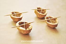 Fiche atelier à réaliser avec des éléments naturels : Noel Toi Meme J 20 Faire Des Bougies Dans Des Coquilles De Noix Webzine Cafe Du Web