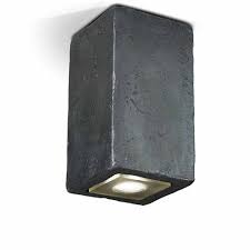 Rektangulär taklampa utomhus Smith