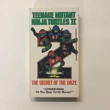 Teenage Mutant Ninja Turtles Ii The Secret Of The Ooze Vhs Teenage Mutant Ninja Turtles 2 The Secret Of The Ooze Vhs 1991 Turtle Movie Ninja Turtles 2 Teenage Mutant Ninja Turtles