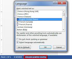 Spell Check In Other Languages With Microsoft Word Suny New Paltz Library