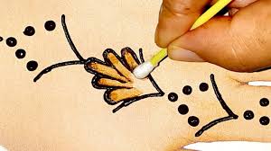 Easy Simple Mehndi Design For Back Hand New Cotton Bud Mehndi Design Trick Meh With Images Beginner Henna Designs Mehndi Designs For Beginners Back Hand Mehndi Designs