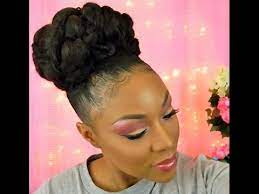 Gel hairstyles is among the female hairstyles well patronized by african ladies. Bridal Wedding Goddess Updo Hairstyle For Short Medium Long Natural Hair Youtube