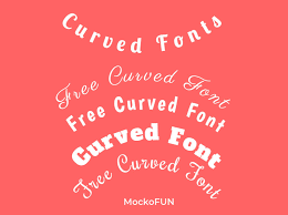 You can download the font for free here. Free Curved Text Generator Make Curved Text Online
