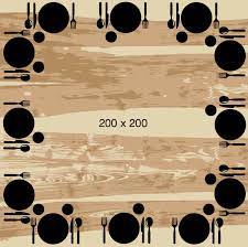 quelles dimensions de table pour vos convives artmeta tables a manger carrees salle a manger table carree table a manger salon
