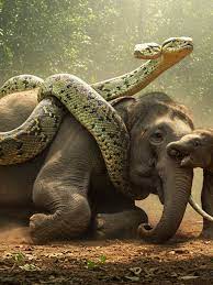 Giant Python Attacks Elephant | TikTok