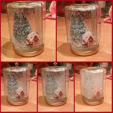 Gingerbread House Festive Christmas Diy Glitter Snow Globe In A Jar Fimo Gingerbread House And Bought Cake Topper Tr Glitter Diy Snow Globes Gingerbread House