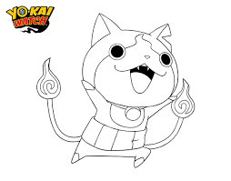 Juega dibujando y coloreando a los personajes de yo kai watch 2 tv. Dibujo De Jibanyan De Yo Kay Watch Para Colorear Dibujos Net