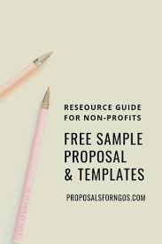 Sample Proposal For Nonprofits Grant Proposal Writing Proposal Writing Grant Writing