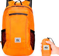 Zaino pieghevole colorato Zaino da esterno di grande capacità leggero  stampato viaggio sport zaino per bambini zaino scuola, Arancione, Taglia  unica : ...