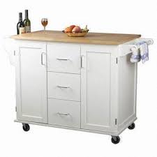 white kitchen trolley with towel