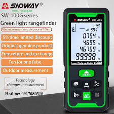 Thước laser tia xanh đo 50m SNDWAY SW-50G | Thuoc laser tia xanh do 50m  SNDWAY SW-50G