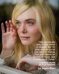 When Elle Fanning was around 14 or 15 years old, she had a cork board in