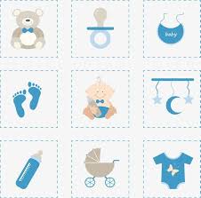 جاهزة للطباعة ثيمات مواليد اولاد فارغة 2020