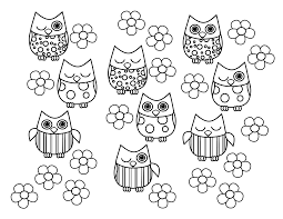Owls are birds from the order strigiformes, which includes over 200 species of mostly solitary and nocturnal birds of prey typified by an upright stance, a large, broad head, binocular vision, binaural hearing, sharp talons, and feathers adapted for silent flight. Best Of Graduation Owl Coloring Pages Bazetinha