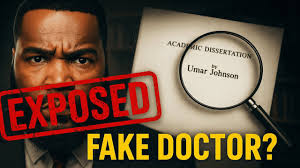 UMAR JOHNSON CAUGHT?! Dissertation Truth Bomb Drops