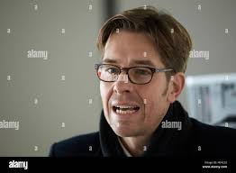 Hahn, Germany. 7th Dec, 2016. Marketing manager of Ryanair, Tim Howe  Schroeder (L) and airport managing director Markus Bunk sit in lounge  chairs while introducing the summer flight schedule of the low