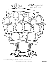 You can use our amazing online tool to color and edit the following family members coloring pages. Family Tree