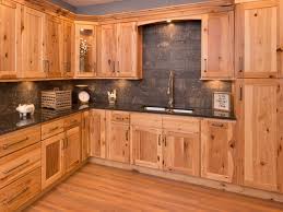 Solid wood • door style: For The Ultimate Rustic Kitchen Look No Further Than Hickory Cabinets