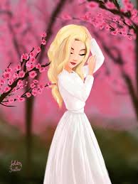Cherry Blossom By Https Www Deviantart Com Loliefeather On Deviantart Digital Art Girl Illustration Art Girl Art Girl