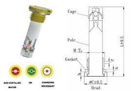 Image For Battery Magic Eye For Car Battery With 2 Balls A101 Magic Eyes Car Battery Battery Indicator