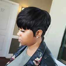 A weave is a hairstyle created by weaving pieces of real or artificial hair into a person's existing hair, typically in order to increase its length or thickness. Pin On Short Hair Styles Pixie