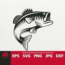 Download Jumping Bass Svg Jumping Fish Fishing Svg Fish Svg Fish Clip Etsy In 2021 Fishing Svg Fish Silhouette Fishing Decals